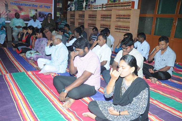 International Yoga day celebration